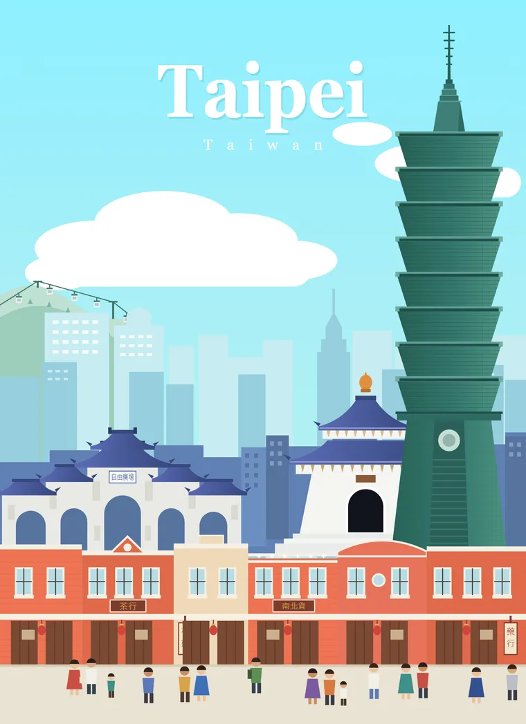 Affiche Klemstudio, Taipei, Taïwan